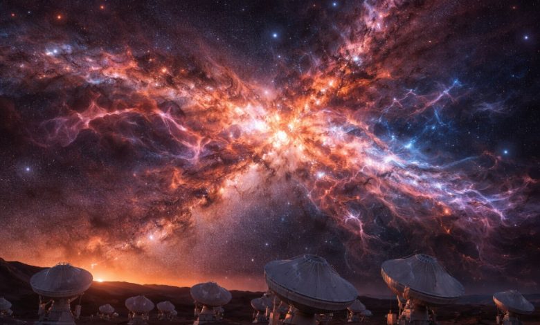 Une image inédite dévoile la chimie extrême au cœur de notre galaxie Une image inédite dévoile la chimie extrême au cœur de notre galaxie