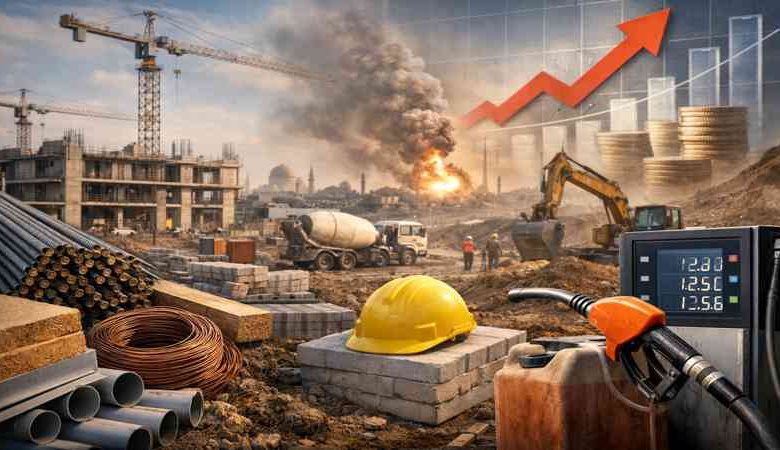Guerre au Moyen-Orient : les professionnels du bâtiment face à la flambée des coûts des matériaux Guerre au Moyen-Orient : les professionnels du bâtiment face à la flambée des coûts des matériaux